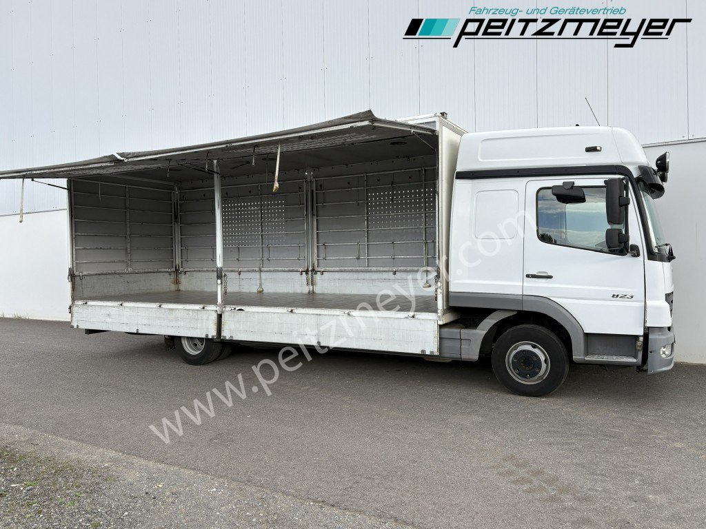 MERCEDES-BENZ Atego 823 L Geflügelpritsche L - Fahrerhaus, Klima, 2 x AHK - Camion fourgon: photos 3 MERCEDES-BENZ Atego 823 L Geflügelpritsche L - Fahrerhaus, Klima, 2 x AHK - Camion fourgon: photos 3