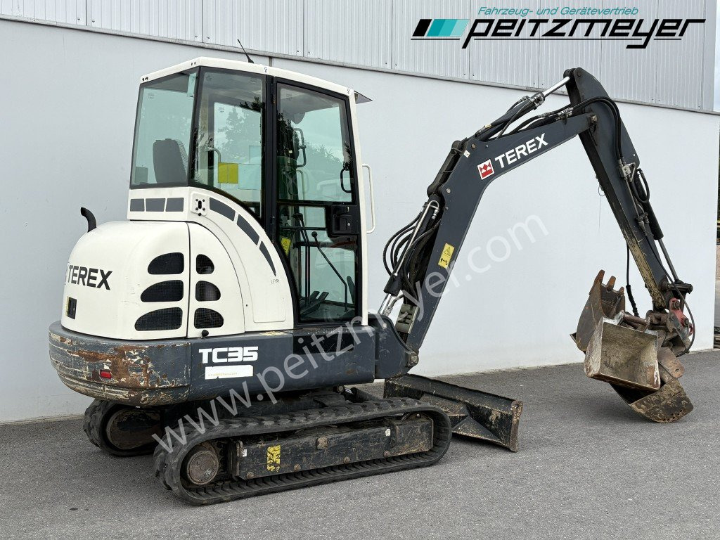 TEREX MINIBAGGER TC 35 mit hydr. Schwenklöffel 1.300 mm - Mini pelle: photos 3 TEREX MINIBAGGER TC 35 mit hydr. Schwenklöffel 1.300 mm - Mini pelle: photos 3