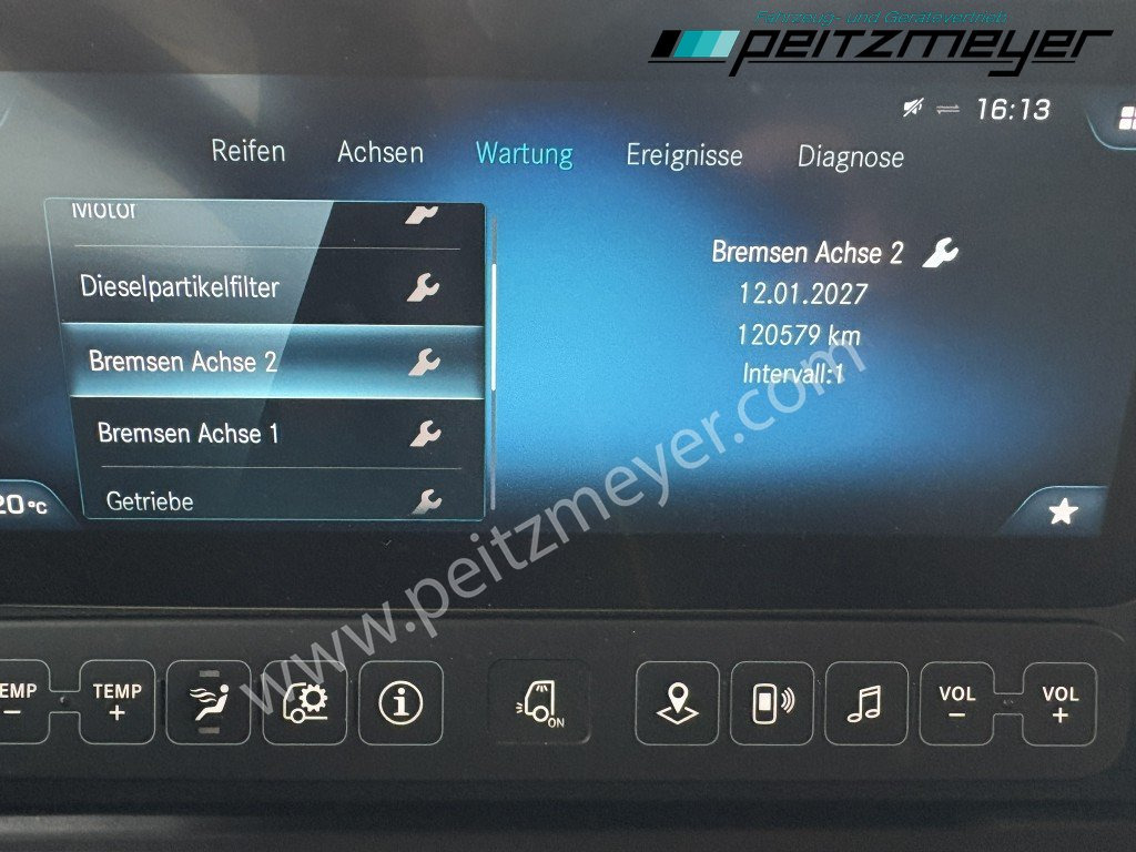 Tracteur routier MERCEDES-BENZ Actros 1845 LLS Klima, Retarder Standklima, EU 6: photos 15