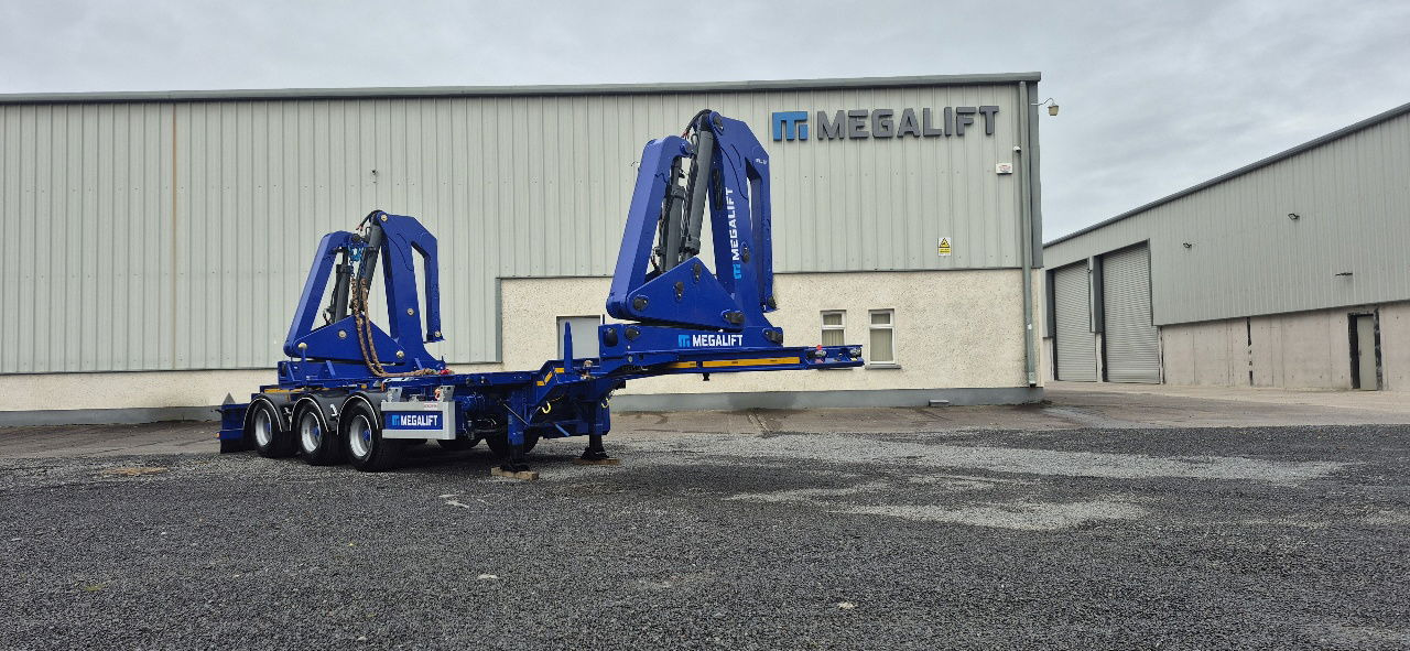 Mega NEW Megaliftt Sideloader / 35 tons lift capacity /20-40-45 HC/ Diesel engine / Gooseneck-extendable - Semi-remorque porte-conteneur/ Caisse mobile: photos 1 Mega NEW Megaliftt Sideloader / 35 tons lift capacity /20-40-45 HC/ Diesel engine / Gooseneck-extendable - Semi-remorque porte-conteneur/ Caisse mobile: photos 1