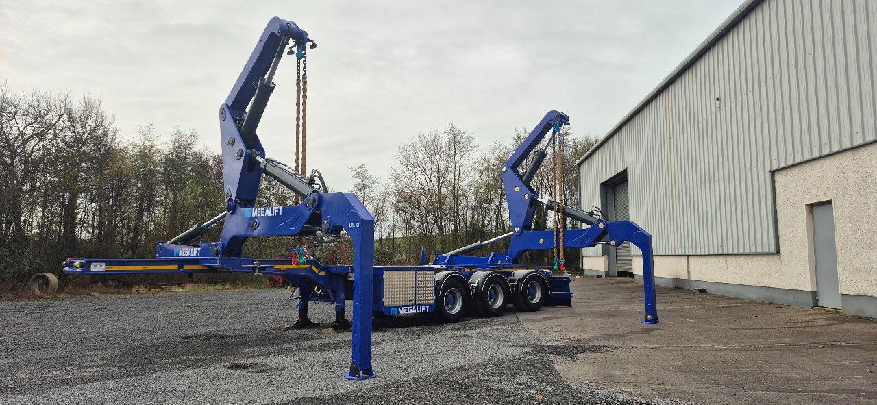 Mega NEW Megaliftt Sideloader / 35 tons lift capacity /20-40-45 HC/ Diesel engine / Gooseneck-extendable - Semi-remorque porte-conteneur/ Caisse mobile: photos 3 Mega NEW Megaliftt Sideloader / 35 tons lift capacity /20-40-45 HC/ Diesel engine / Gooseneck-extendable - Semi-remorque porte-conteneur/ Caisse mobile: photos 3