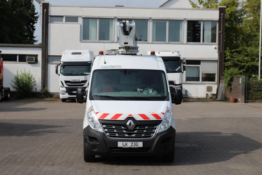Camion avec nacelle Renault Master  Comilev 100TF1 10m Klima nur 167h HU-UVV: photos 8