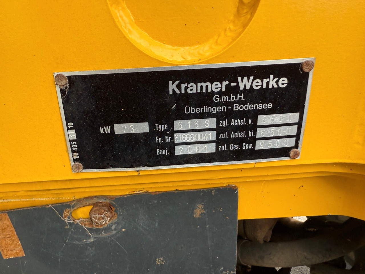 Kramer 616 S Serie II 4+1 Schaufel SW Palettengabel - Tractopelle: photos 3 Kramer 616 S Serie II 4+1 Schaufel SW Palettengabel - Tractopelle: photos 3
