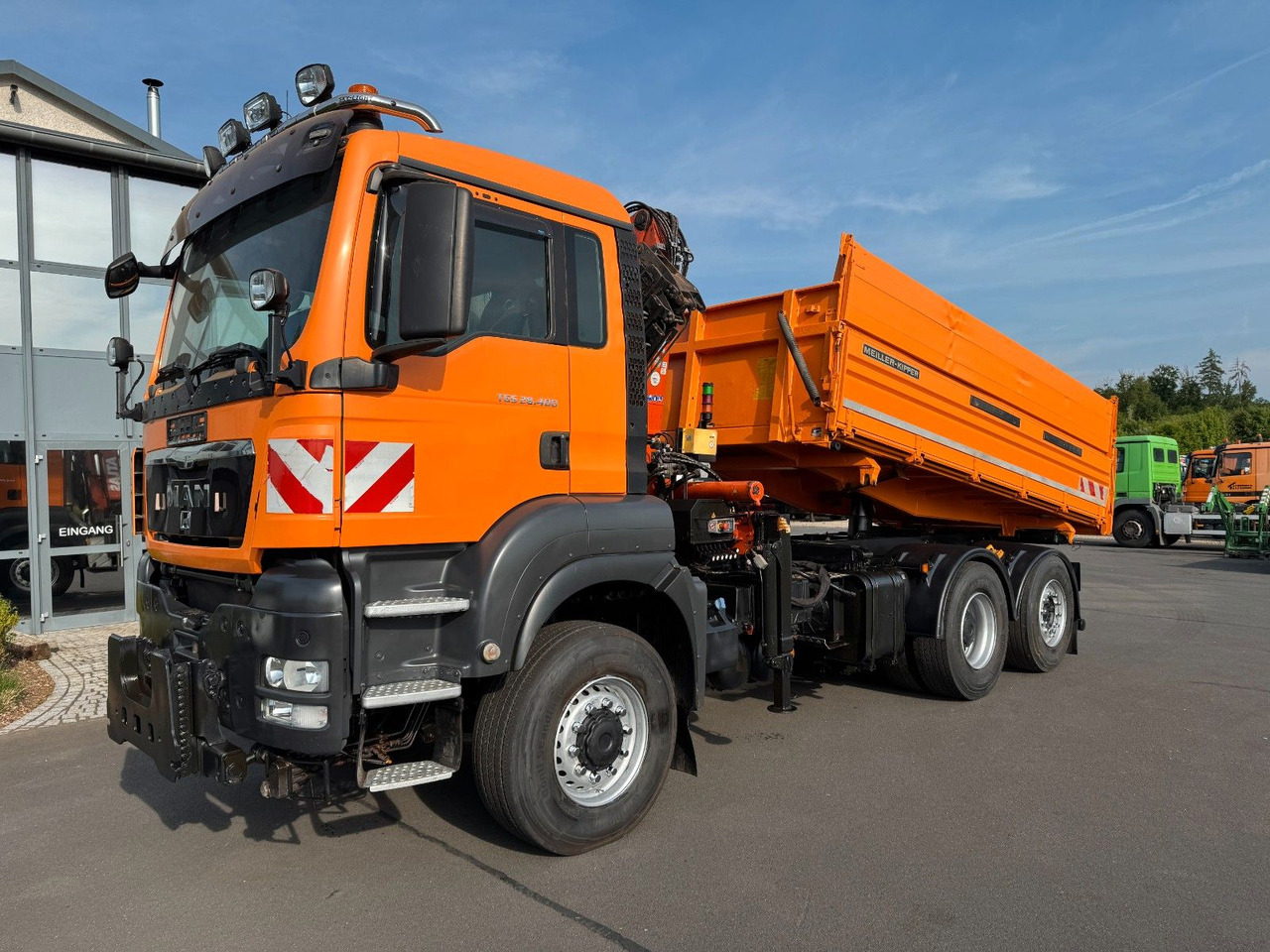 MAN TGS 28.400 6x4-4 BL Kipper / Kran / Winterdienst - Camion benne, Camion grue: photos 3 MAN TGS 28.400 6x4-4 BL Kipper / Kran / Winterdienst - Camion benne, Camion grue: photos 3