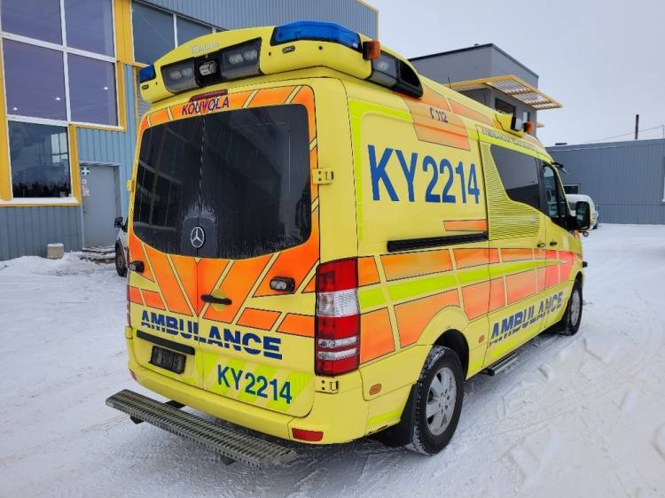 MERCEDES – BENZ SPRINTER AMBULANCE (TAMLANS) KLIMA, 11.2016, EURO 6 - Ambulance: photos 4 MERCEDES – BENZ SPRINTER AMBULANCE (TAMLANS) KLIMA, 11.2016, EURO 6 - Ambulance: photos 4