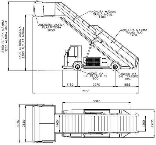 TEMG Pax Stairs TG2244 - Escalier d'embarquement: photos 2 TEMG Pax Stairs TG2244 - Escalier d'embarquement: photos 2