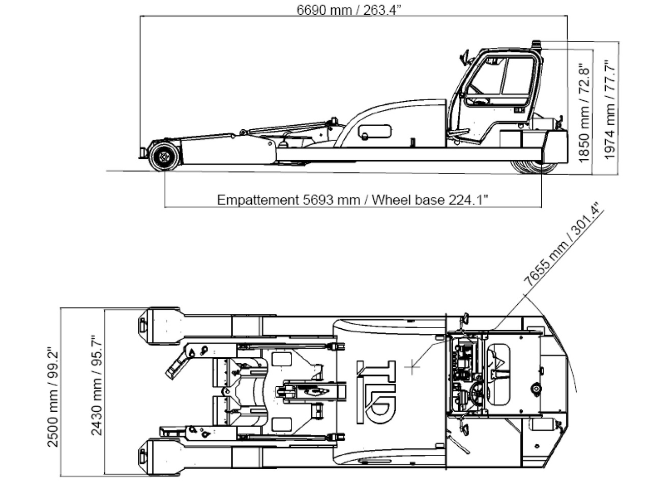 TLD Towbarless Pushback TPX 100 E - Tracteur d'avions: photos 5 TLD Towbarless Pushback TPX 100 E - Tracteur d'avions: photos 5