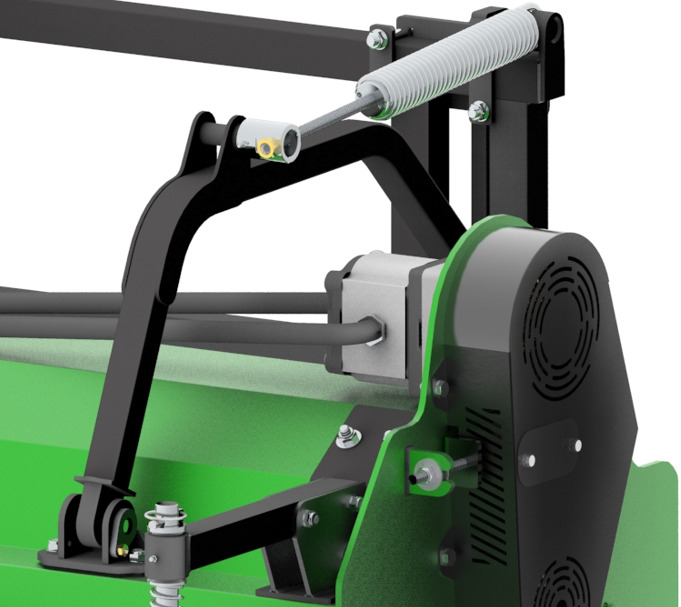 Talex Mulcher hydraulisch 1,50m für Hoflader Weidemann Kramer - Broyeur à axe horizontal: photos 4 Talex Mulcher hydraulisch 1,50m für Hoflader Weidemann Kramer - Broyeur à axe horizontal: photos 4