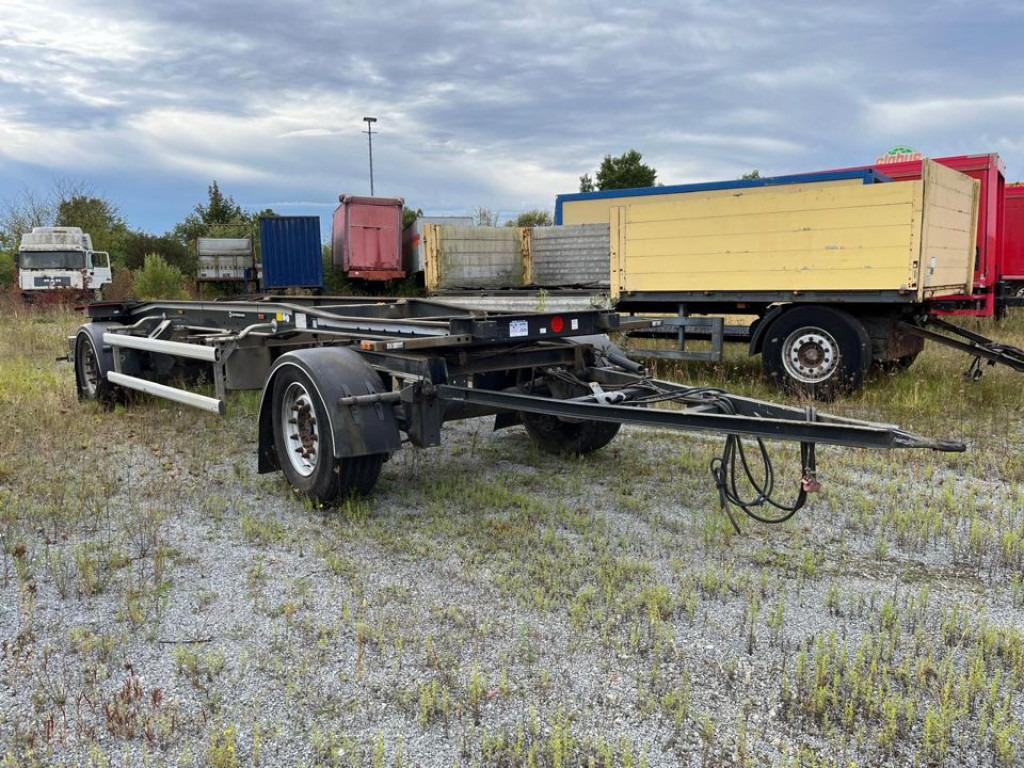 HUEFFERMANN 2-achs Abrollanhänger Containeranhänger HSA 18.70 - Remorque ampliroll/ Multibenne: photos 2 HUEFFERMANN 2-achs Abrollanhänger Containeranhänger HSA 18.70 - Remorque ampliroll/ Multibenne: photos 2