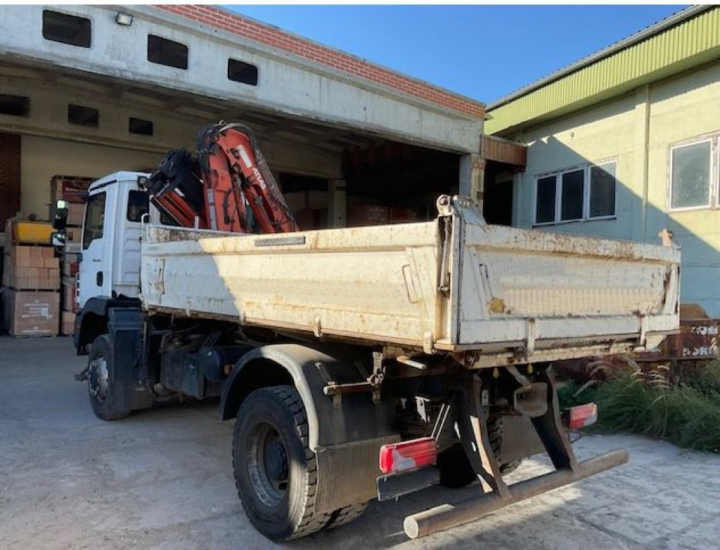 MAN TG-M 18.290 4x4 BB 2-Achs Allradkipper Kran Atlas 105+Funk - Camion benne, Camion grue: photos 3 MAN TG-M 18.290 4x4 BB 2-Achs Allradkipper Kran Atlas 105+Funk - Camion benne, Camion grue: photos 3