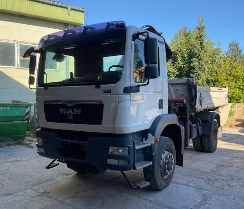 MAN TG-M 18.290 4x4 BB 2-Achs Allradkipper Kran Atlas 105+Funk - Camion benne, Camion grue: photos 2 MAN TG-M 18.290 4x4 BB 2-Achs Allradkipper Kran Atlas 105+Funk - Camion benne, Camion grue: photos 2