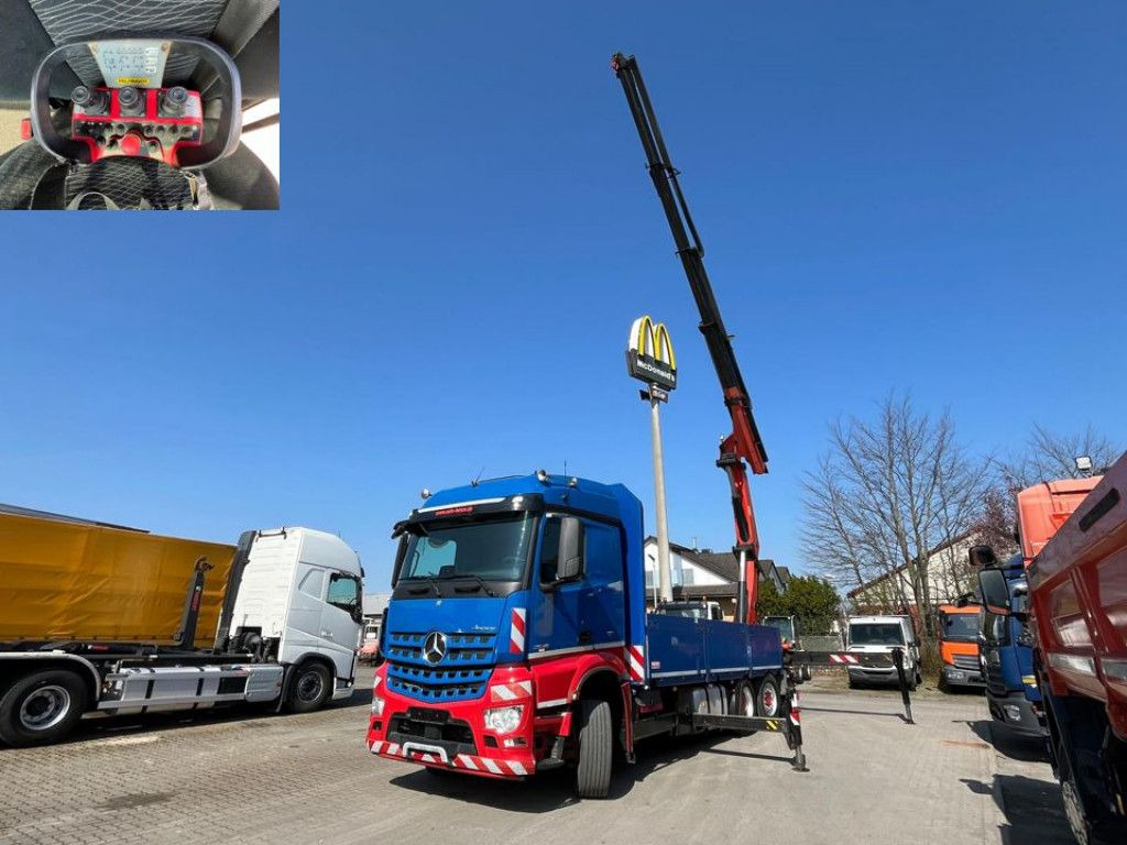 Mercedes-Benz Arocs 2545 6x4 HAD Pritsche Heckkran PK 41002 - Camion plateau, Camion grue: photos 3 Mercedes-Benz Arocs 2545 6x4 HAD Pritsche Heckkran PK 41002 - Camion plateau, Camion grue: photos 3