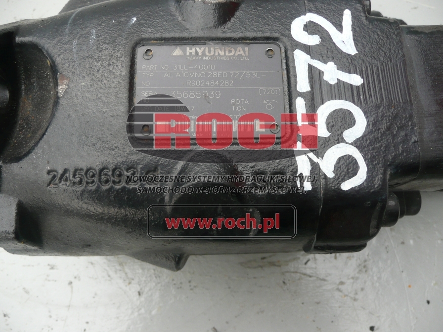 HYUNDAI ALA10VNO28ED72/53L31LL-40010 - Pompe hydraulique pour Chargeuse sur pneus: photos 2 HYUNDAI ALA10VNO28ED72/53L31LL-40010 - Pompe hydraulique pour Chargeuse sur pneus: photos 2