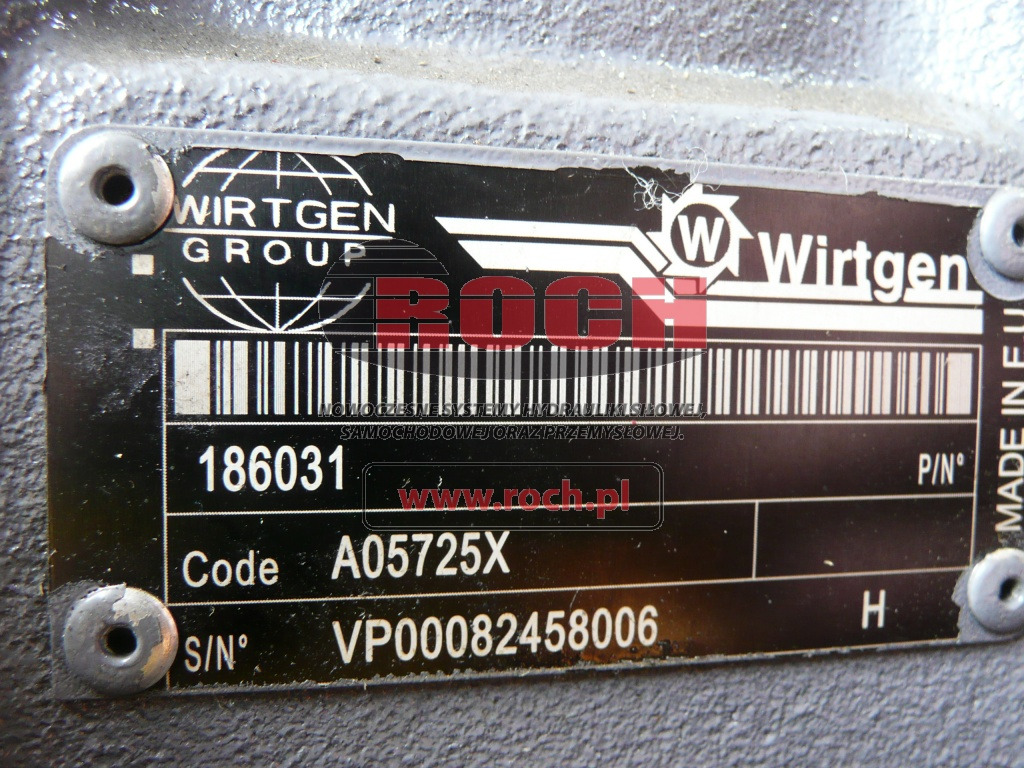WIRTGEN 186031 A05725X - Moteur hydraulique: photos 2 WIRTGEN 186031 A05725X - Moteur hydraulique: photos 2