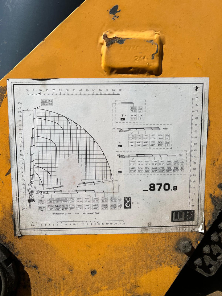 MAN TGS 41.440 Hiab Palfinger Fassi Copma 870 - Camion grue: photos 5 MAN TGS 41.440 Hiab Palfinger Fassi Copma 870 - Camion grue: photos 5