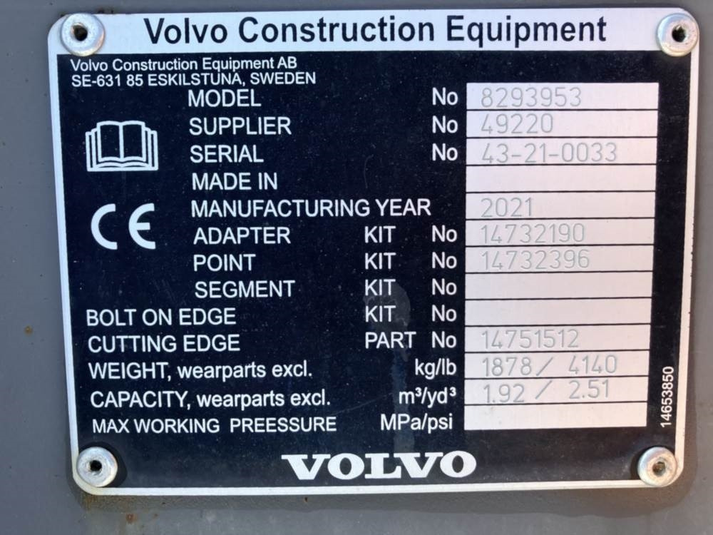Volvo Tieflöffel mit Zähnen - Festanbau - Tractopelle: photos 5 Volvo Tieflöffel mit Zähnen - Festanbau - Tractopelle: photos 5