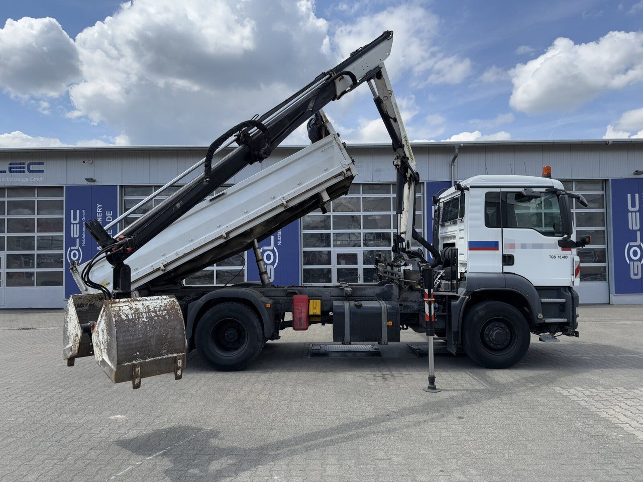 MAN TGS 18.480 4x4H Winter. Kipper Kran PALFINGER 12 - Camion benne, Camion grue: photos 4 MAN TGS 18.480 4x4H Winter. Kipper Kran PALFINGER 12 - Camion benne, Camion grue: photos 4