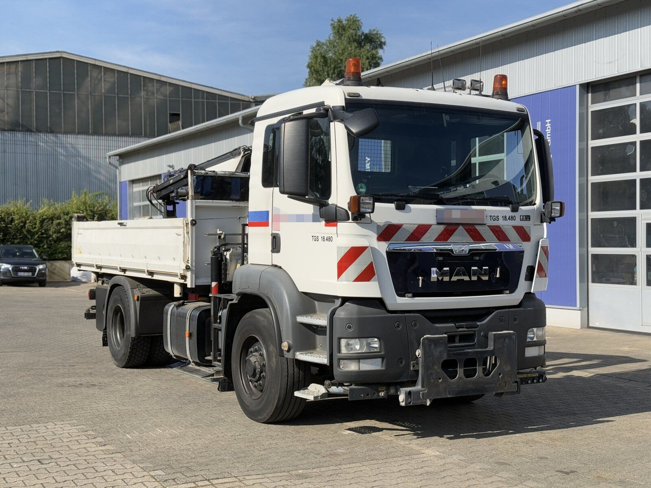 MAN TGS 18.480 4x4H Winter. Kipper Kran PALFINGER 12 - Camion benne, Camion grue: photos 1 MAN TGS 18.480 4x4H Winter. Kipper Kran PALFINGER 12 - Camion benne, Camion grue: photos 1