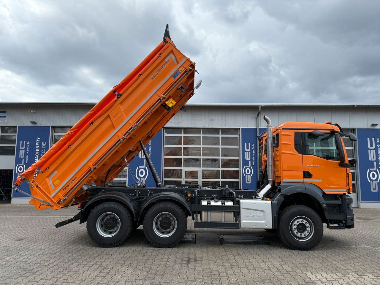 MAN TGS 33.440 6x4 Kipper MEILLER Bordmatik Frontpl. - Camion benne: photos 4 MAN TGS 33.440 6x4 Kipper MEILLER Bordmatik Frontpl. - Camion benne: photos 4