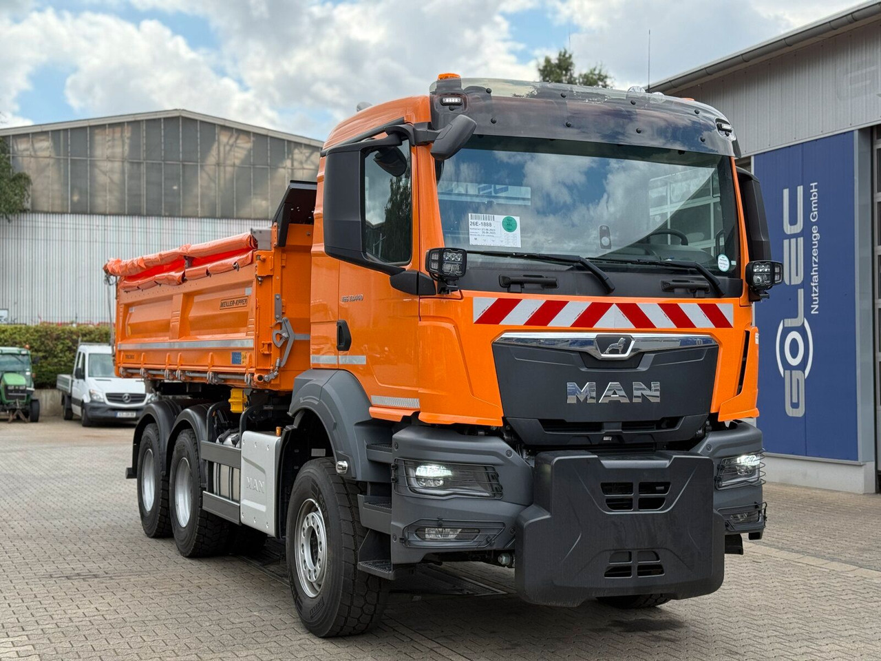 MAN TGS 33.440 6x4 Kipper MEILLER Bordmatik Frontpl. - Camion benne: photos 1 MAN TGS 33.440 6x4 Kipper MEILLER Bordmatik Frontpl. - Camion benne: photos 1