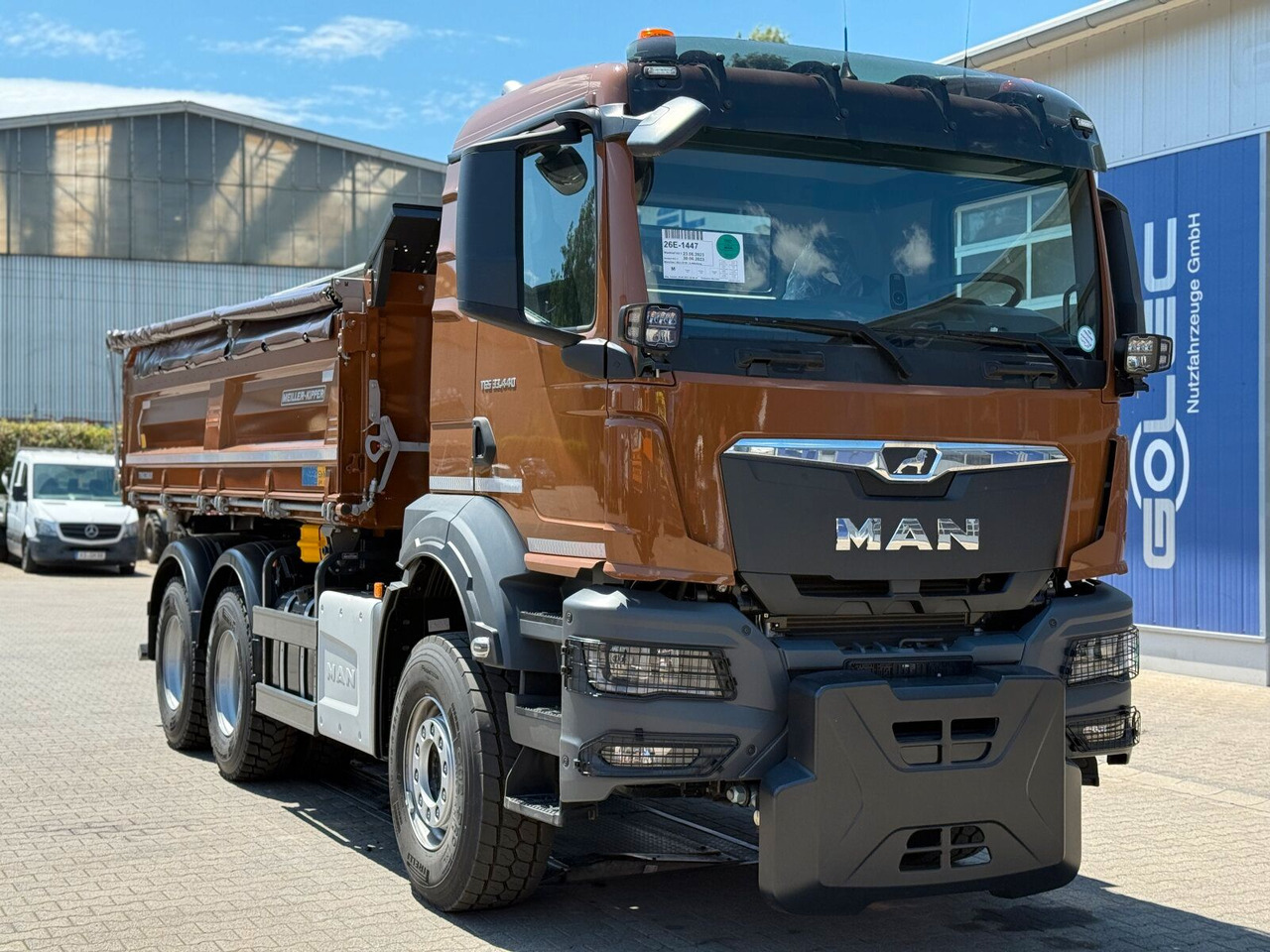 MAN TGS 33.440 6x4 Kipper MEILLER Bordmatik Frontpl. - Camion benne: photos 1 MAN TGS 33.440 6x4 Kipper MEILLER Bordmatik Frontpl. - Camion benne: photos 1