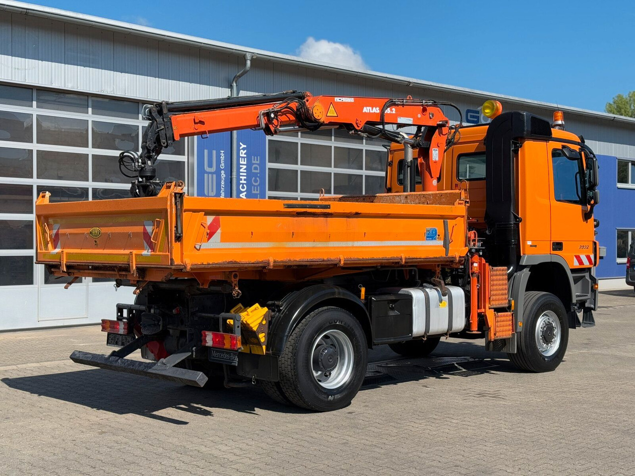 Mercedes-Benz ACTROS 2044 4x4 Kipper Kran ATLAS 65.2 A2L - Camion grue: photos 5 Mercedes-Benz ACTROS 2044 4x4 Kipper Kran ATLAS 65.2 A2L - Camion grue: photos 5