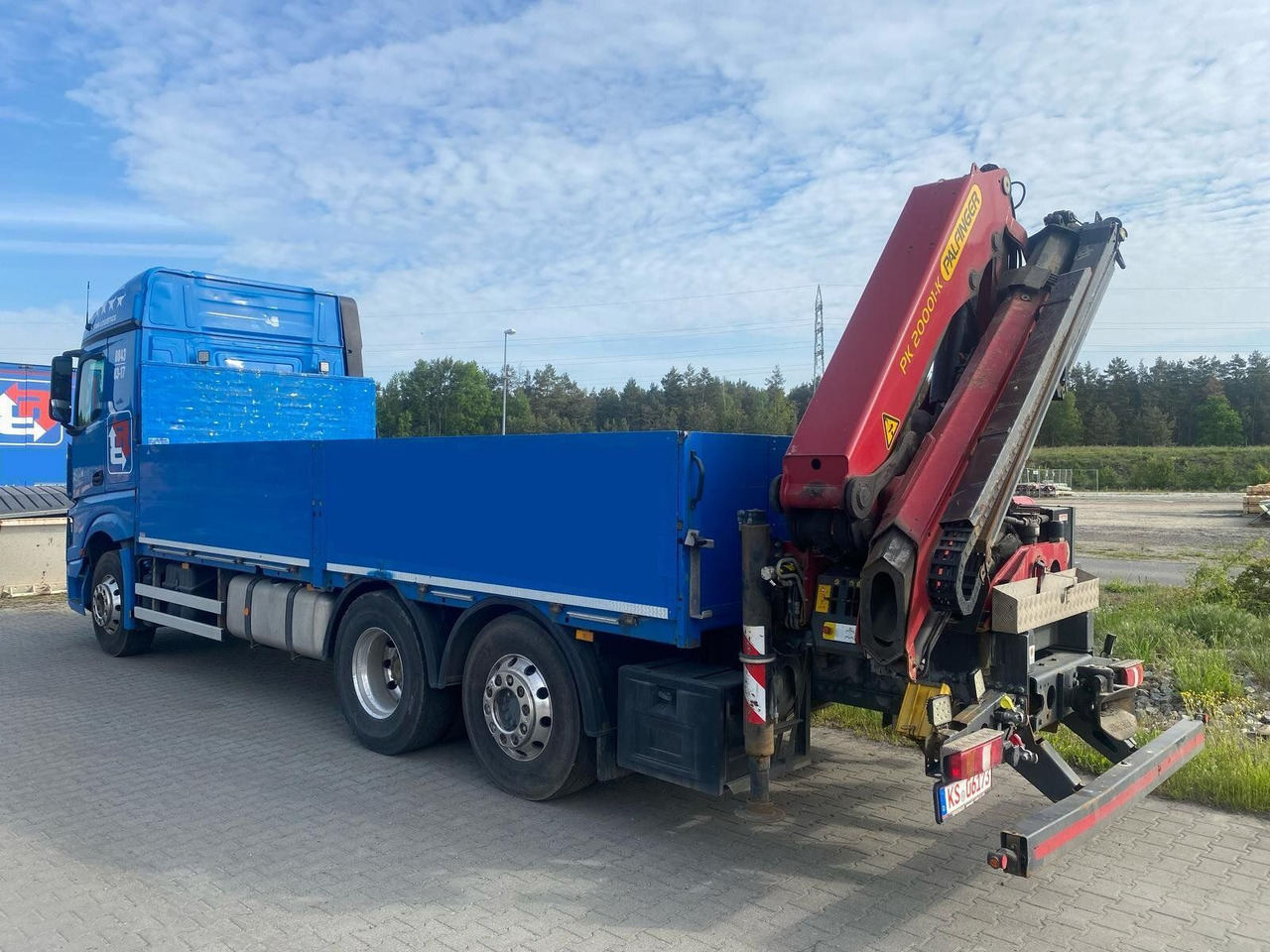 Mercedes-Benz ACTROS 2545 6x2 Pritsch Kran Palfinger PK20001 - Camion plateau, Camion grue: photos 2 Mercedes-Benz ACTROS 2545 6x2 Pritsch Kran Palfinger PK20001 - Camion plateau, Camion grue: photos 2