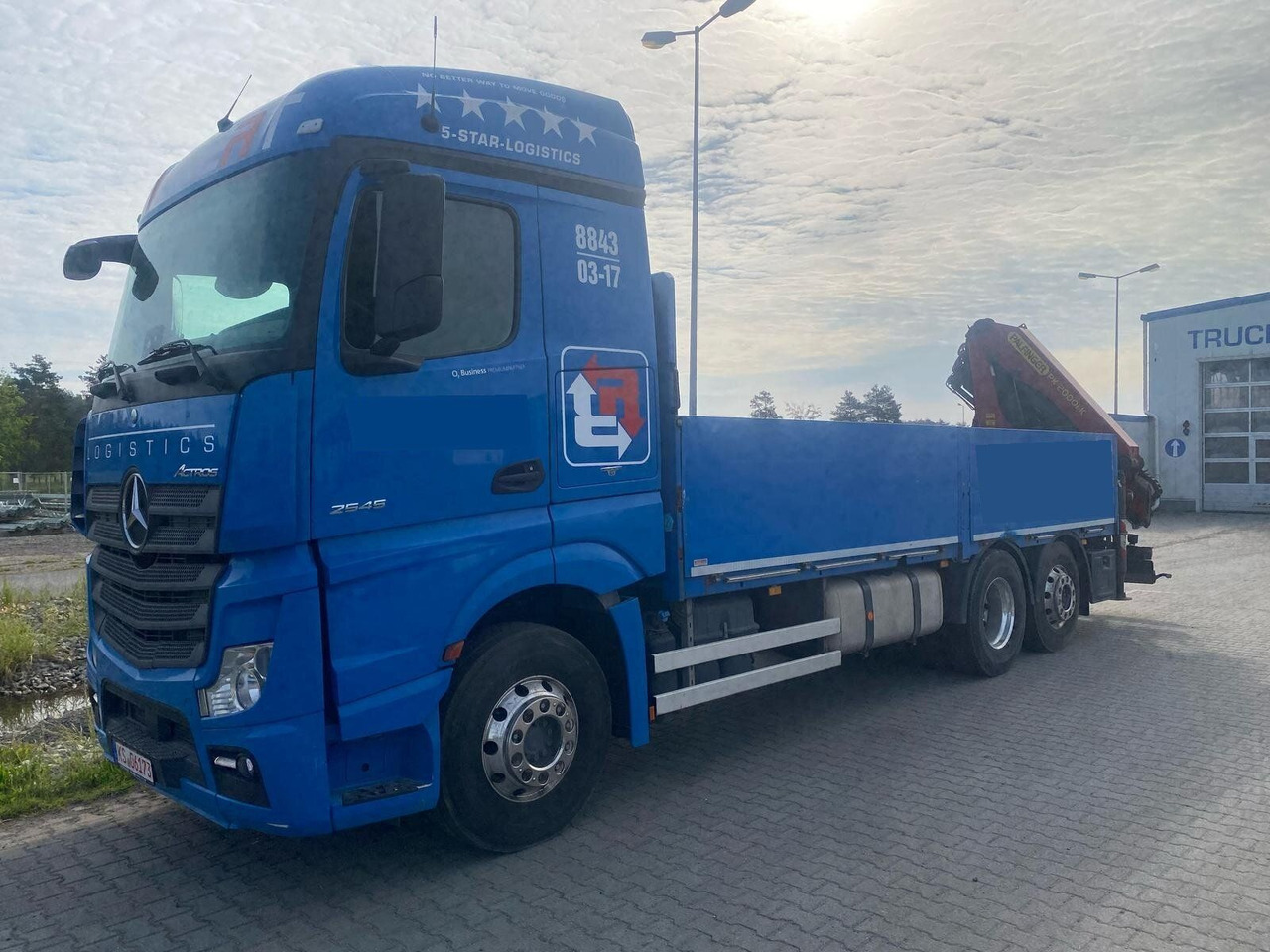 Mercedes-Benz ACTROS 2545 6x2 Pritsche Kran Palfinger PK20001K - Camion grue: photos 3 Mercedes-Benz ACTROS 2545 6x2 Pritsche Kran Palfinger PK20001K - Camion grue: photos 3