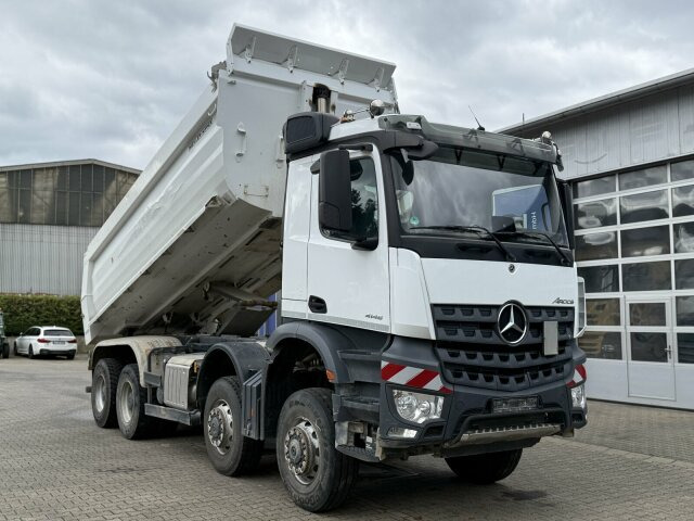 Camion benne Mercedes-Benz Arocs 4145 8x8 Muldenkipper MEILLER: photos 13