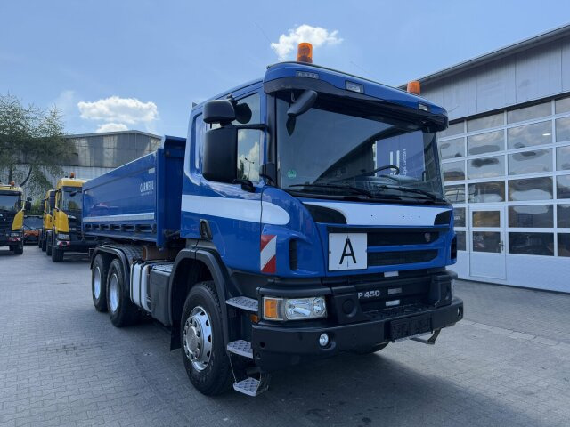 Scania P 450 6x4 Dreiseitenkipper DAUTEL - Camion benne: photos 1 Scania P 450 6x4 Dreiseitenkipper DAUTEL - Camion benne: photos 1