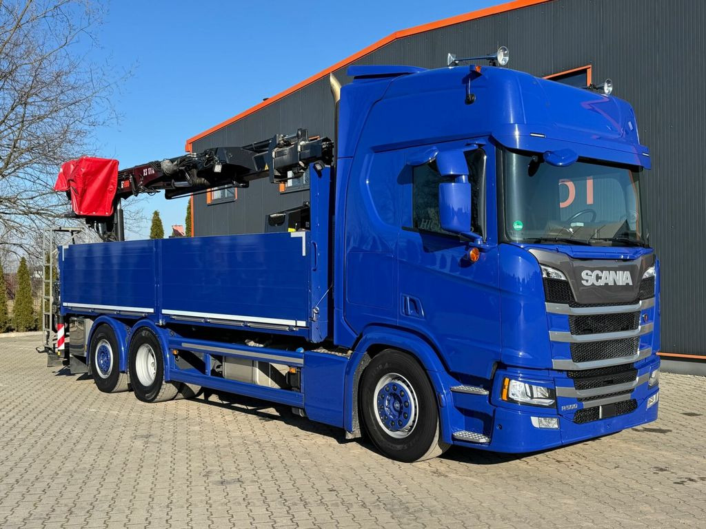 Scania R500 6x2 Pritsche mit Kran HIAB 177K PRO - Camion grue: photos 1 Scania R500 6x2 Pritsche mit Kran HIAB 177K PRO - Camion grue: photos 1