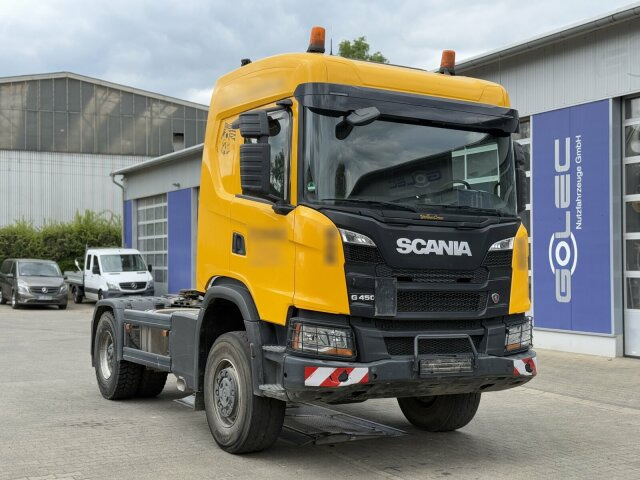 Scania G450 XT 4x4 Euro 6 SZM Kipphydraulik Blatt/ Luft - Tracteur routier: photos 1 Scania G450 XT 4x4 Euro 6 SZM Kipphydraulik Blatt/ Luft - Tracteur routier: photos 1