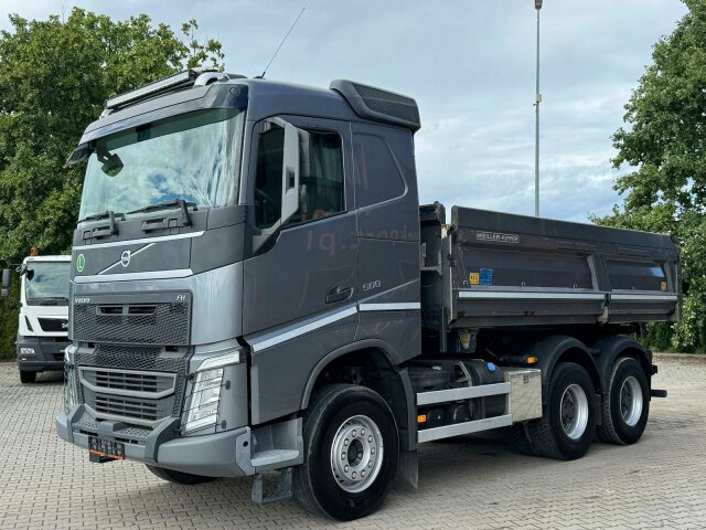 Volvo FH 500 6x4 Meiller kipper Bordmatik - Camion benne: photos 1 Volvo FH 500 6x4 Meiller kipper Bordmatik - Camion benne: photos 1
