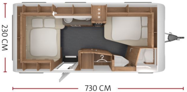 Tabbert Da Vinci 490 TD 2,3 Dachklima,Markise - Caravane: photos 2 Tabbert Da Vinci 490 TD 2,3 Dachklima,Markise - Caravane: photos 2