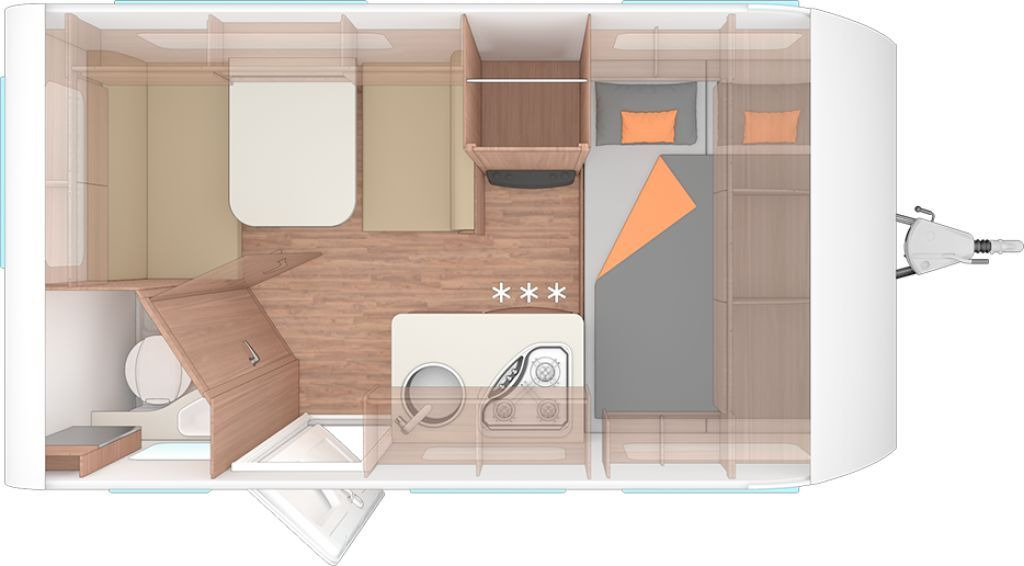 Weinsberg CaraOne 390 QD Auflastung 1350 kg - Caravane: photos 2 Weinsberg CaraOne 390 QD Auflastung 1350 kg - Caravane: photos 2
