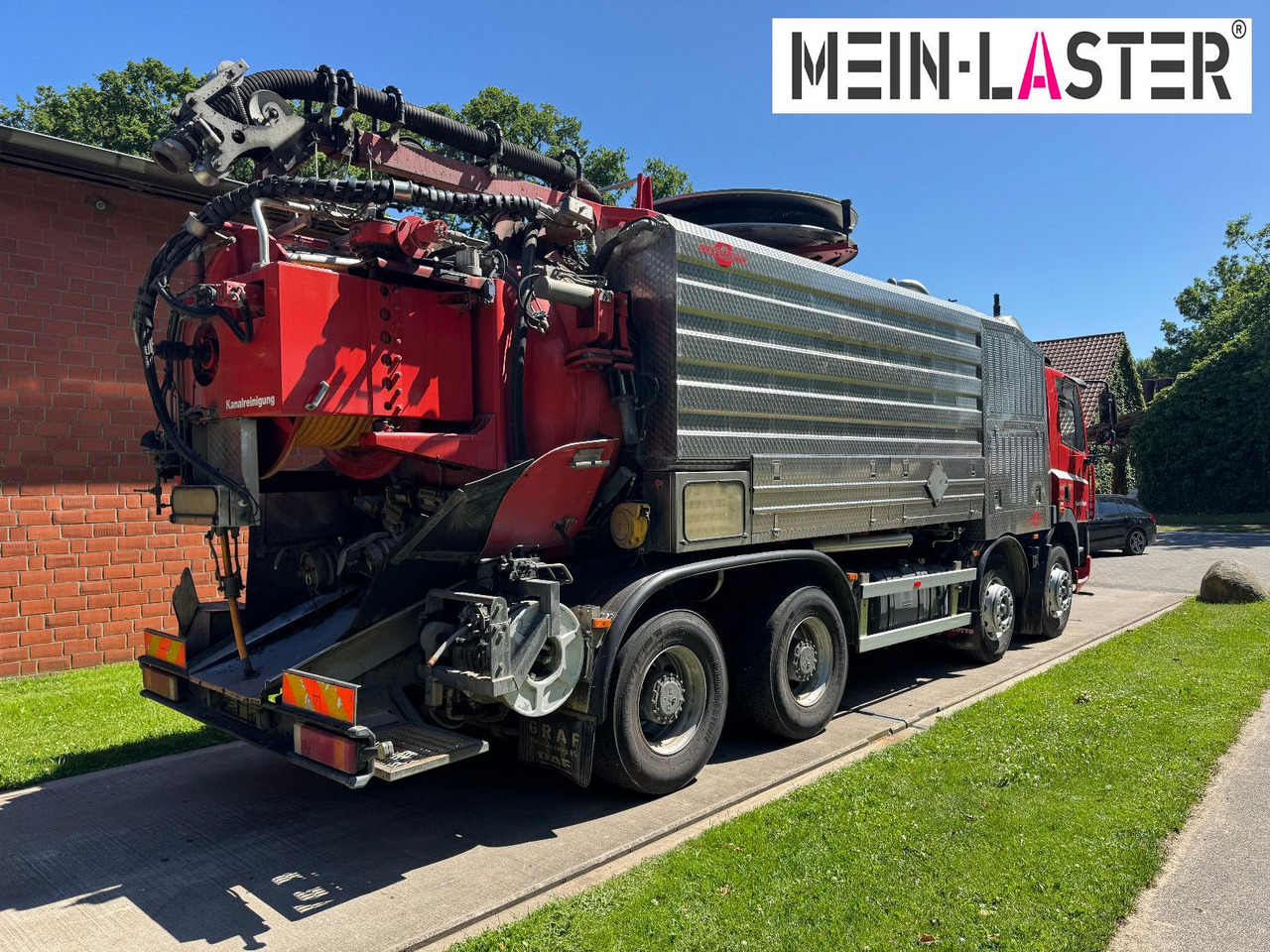 Scania G 450 8x4 Kaiser Twister Komfort V2A Funk - Camion hydrocureur: photos 4 Scania G 450 8x4 Kaiser Twister Komfort V2A Funk - Camion hydrocureur: photos 4