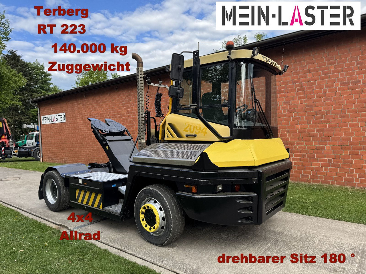 Terberg RORO 4x4 RT 223 Terminal 140.000 kg - Tracteur routier: photos 1 Terberg RORO 4x4 RT 223 Terminal 140.000 kg - Tracteur routier: photos 1