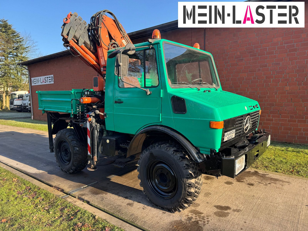 Unimog U 1200 Atlas 75.2 Kran 14 m Funk FB *1. Hand - Camion grue, Camion benne: photos 4 Unimog U 1200 Atlas 75.2 Kran 14 m Funk FB *1. Hand - Camion grue, Camion benne: photos 4