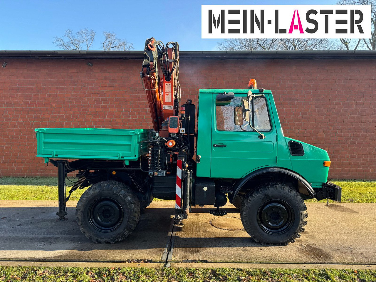 Unimog U 1200 Atlas 75.2 Kran 14 m Funk FB *1. Hand - Camion grue: photos 5 Unimog U 1200 Atlas 75.2 Kran 14 m Funk FB *1. Hand - Camion grue: photos 5