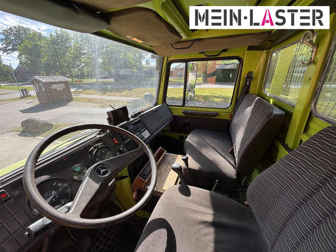 Camion grue Unimog U 1650 PK 10500 Kran 15 m max. 3,9 t Seilwinde: photos 8