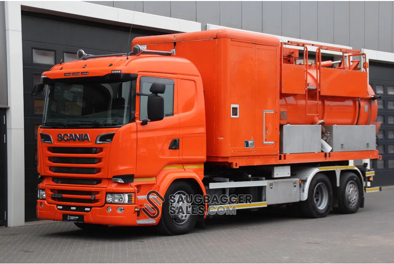 Scania R520 V8 KOKS MegaVac Loader 8000 Evo – Dry material unit - Camion hydrocureur: photos 1 Scania R520 V8 KOKS MegaVac Loader 8000 Evo – Dry material unit - Camion hydrocureur: photos 1