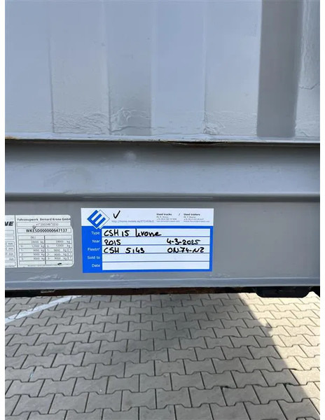 Krone 50x 2015 XL MEGA P400 HUCKEPACK - Semi-remorque fourgon: photos 2 Krone 50x 2015 XL MEGA P400 HUCKEPACK - Semi-remorque fourgon: photos 2