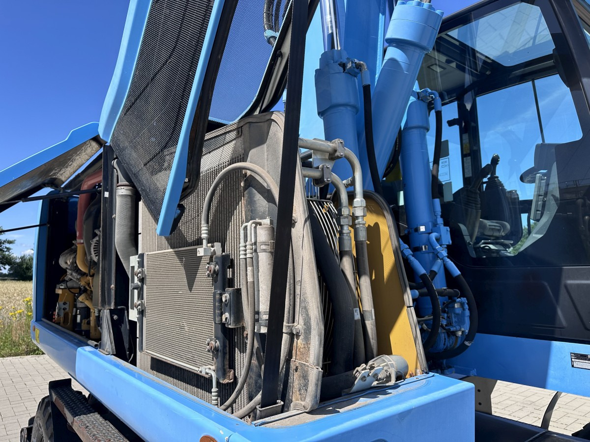 Pelle sur pneus CATERPILLAR M 318 F Oil Quick OQ 65 Deutsche Maschine Top !: photos 23