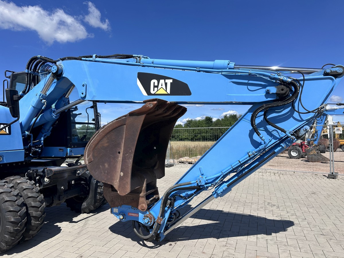 Pelle sur pneus CATERPILLAR M 318 F Oil Quick OQ 65 Deutsche Maschine Top !: photos 46