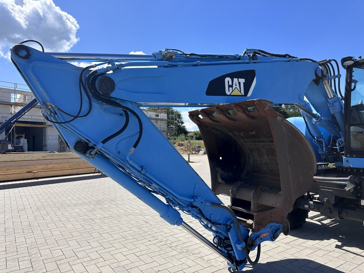 Pelle sur pneus CATERPILLAR M 318 F Oil Quick OQ 65 Deutsche Maschine Top !: photos 45
