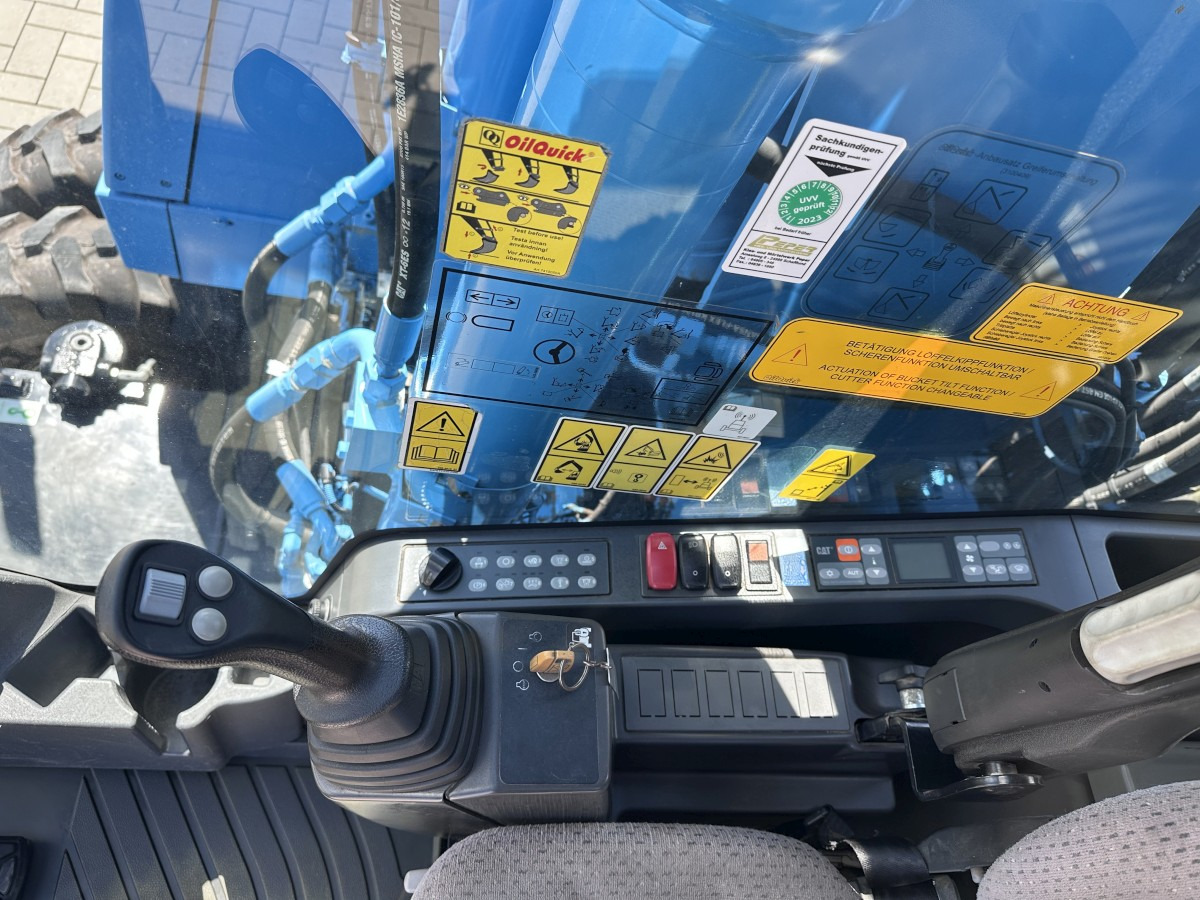Pelle sur pneus CATERPILLAR M 318 F Oil Quick OQ 65 Deutsche Maschine Top !: photos 13