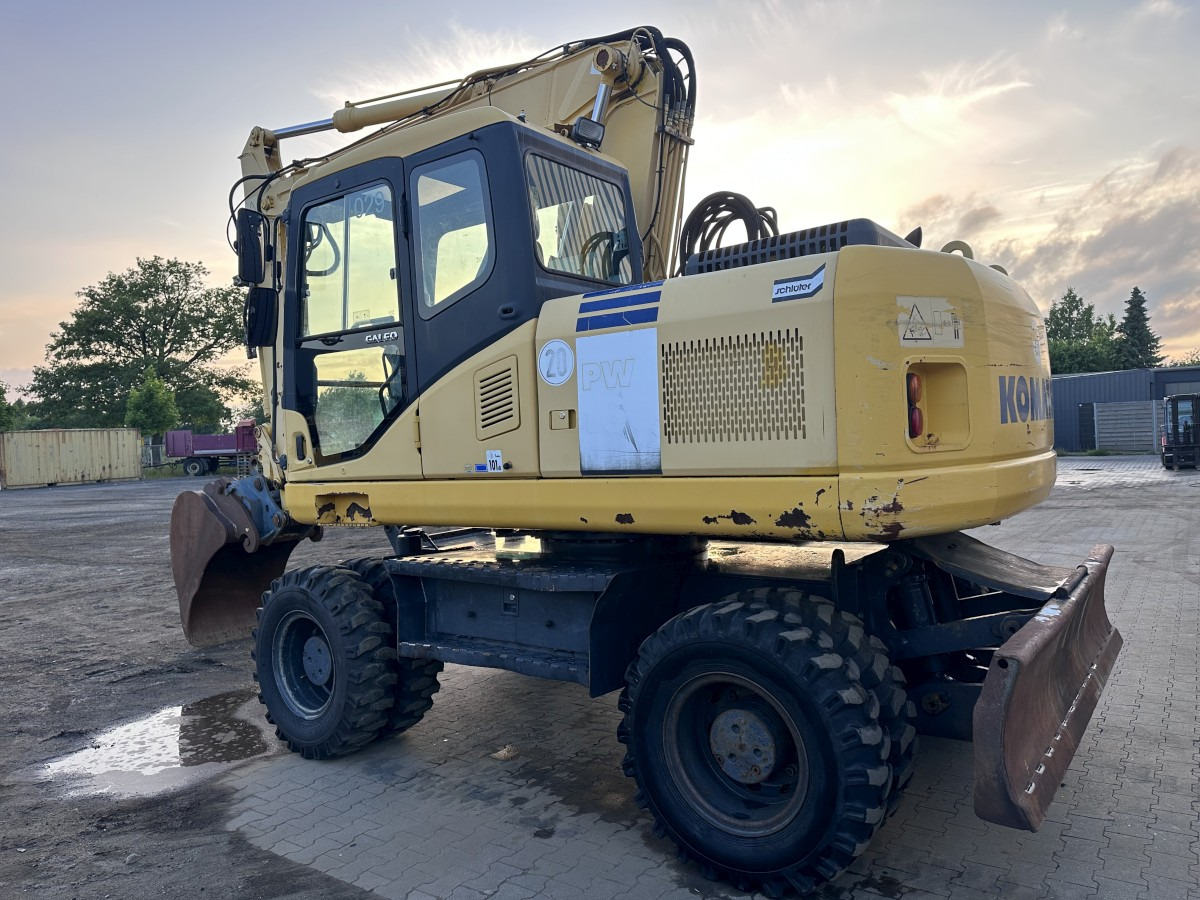 KOMATSU PW 160 ES-7K Clima German machine! - Pelle sur pneus: photos 3 KOMATSU PW 160 ES-7K Clima German machine! - Pelle sur pneus: photos 3