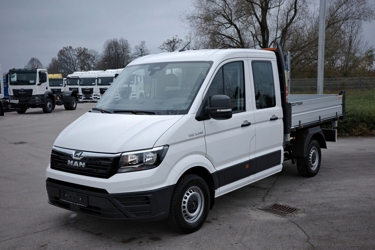 MAN TGE 3.140 L4 DoKa (3+4) 3-Seiten-Kipper - Utilitaire benne, Utilitaire double cabine: photos 1 MAN TGE 3.140 L4 DoKa (3+4) 3-Seiten-Kipper - Utilitaire benne, Utilitaire double cabine: photos 1