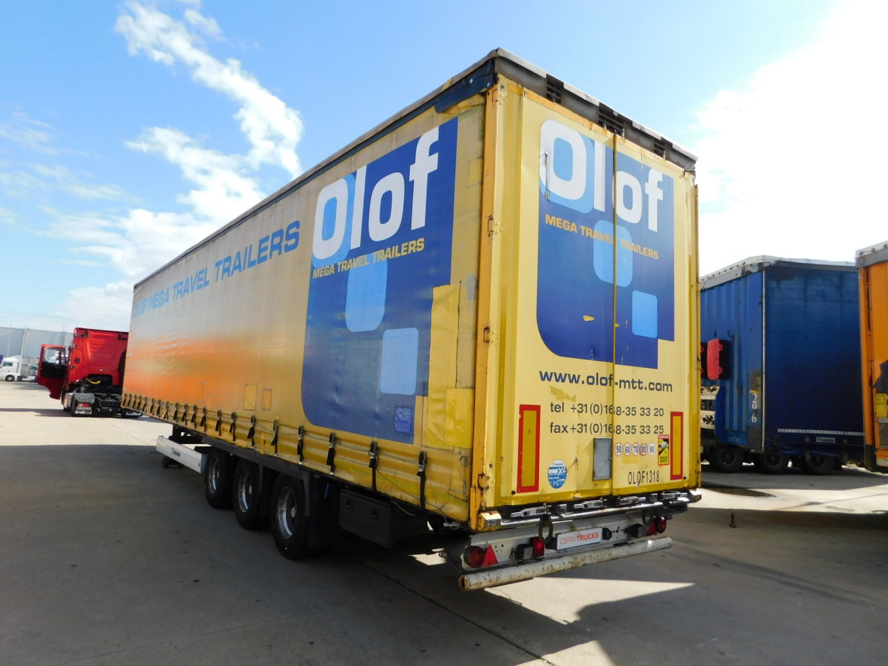 Krone Sd - Semi-remorque rideaux coulissants: photos 4 Krone Sd - Semi-remorque rideaux coulissants: photos 4