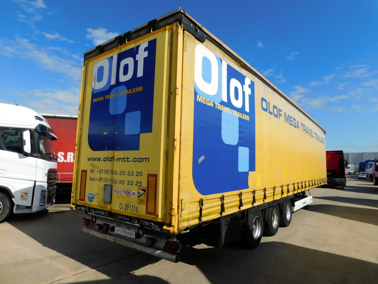 Krone Sd - Semi-remorque rideaux coulissants: photos 3 Krone Sd - Semi-remorque rideaux coulissants: photos 3